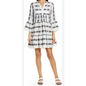 Elan Black and White Mini Dress